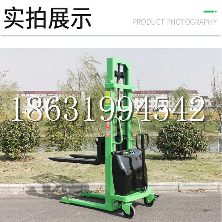 盈江县电动叉车堆高车液压铲车电瓶1吨2吨站驾步行式小型全自动叉车